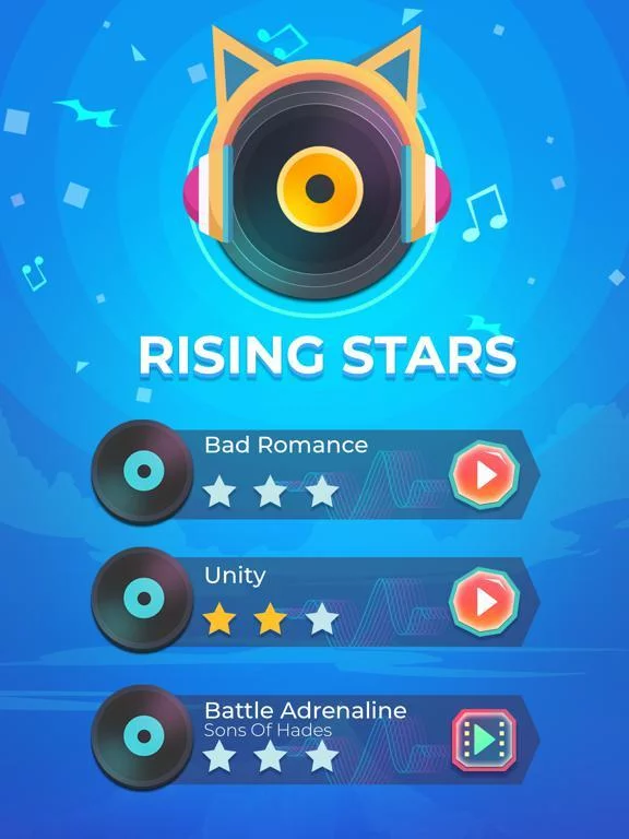 Изображение игры: Rising Stars - Music Game
