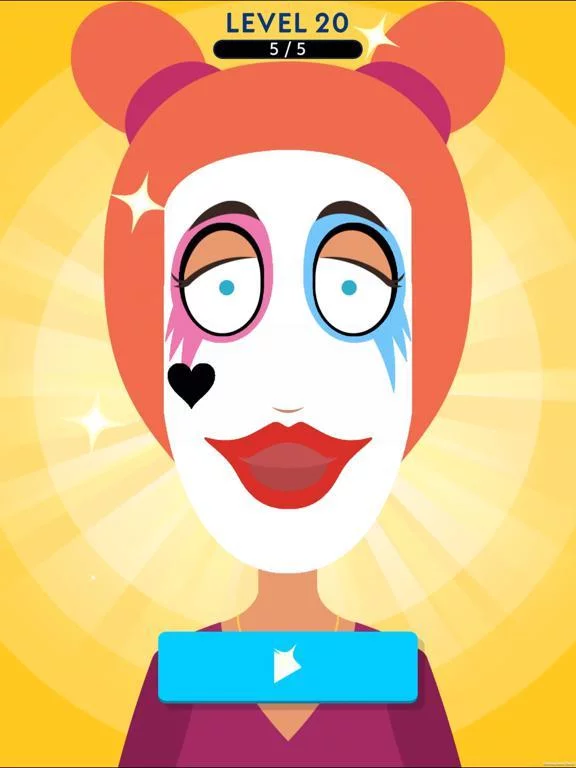 Изображение игры: Face Paint - Satisfying game