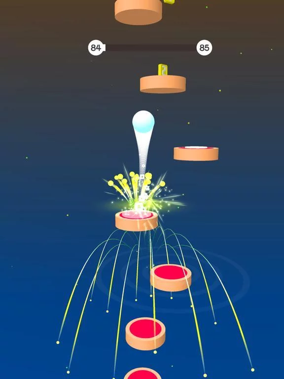 Изображение игры: Hop Ball Run: Jump on Tiles 3D