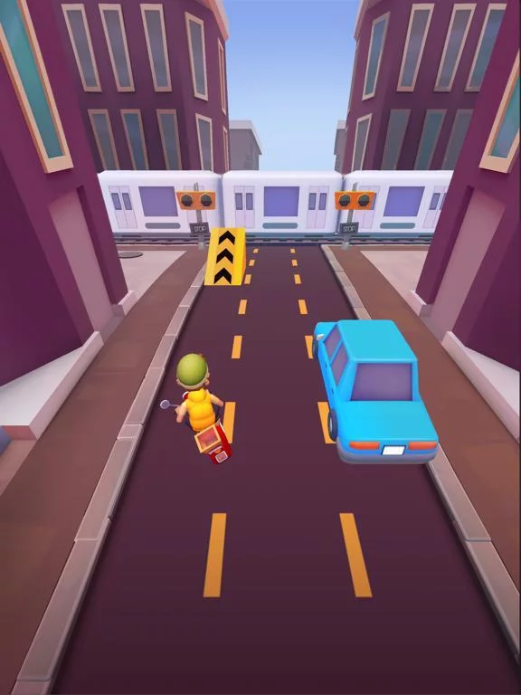 Изображение игры: Deliveryman: Motorcycle Racing