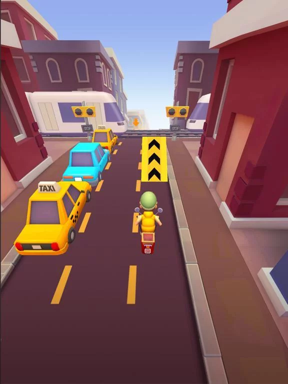 Изображение игры: Deliveryman: Motorcycle Racing