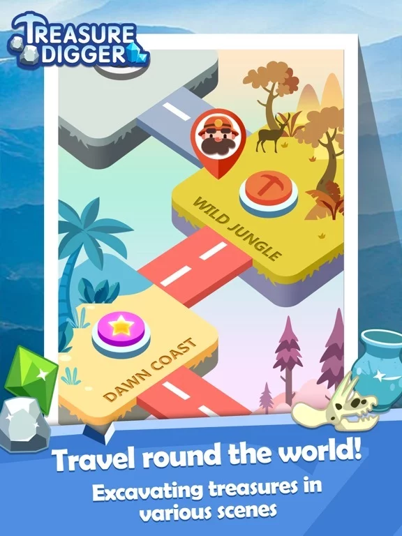 Изображение игры: Treasure Digger:Miner!