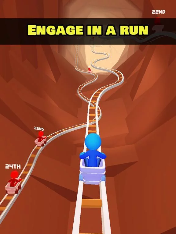 Изображение игры: Mine Kart - Crazy Race