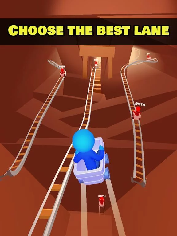Изображение игры: Mine Kart - Crazy Race