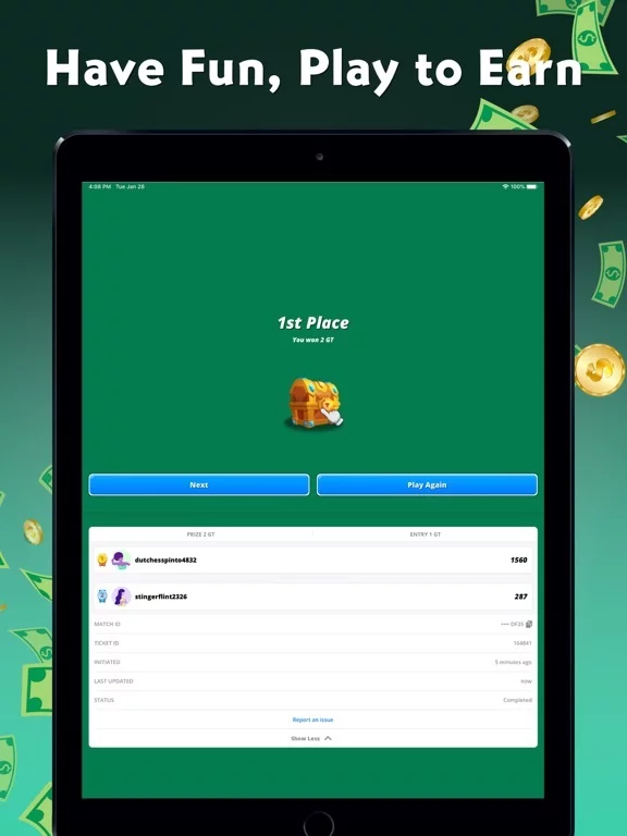 Изображение игры: Solitaire Win!!!