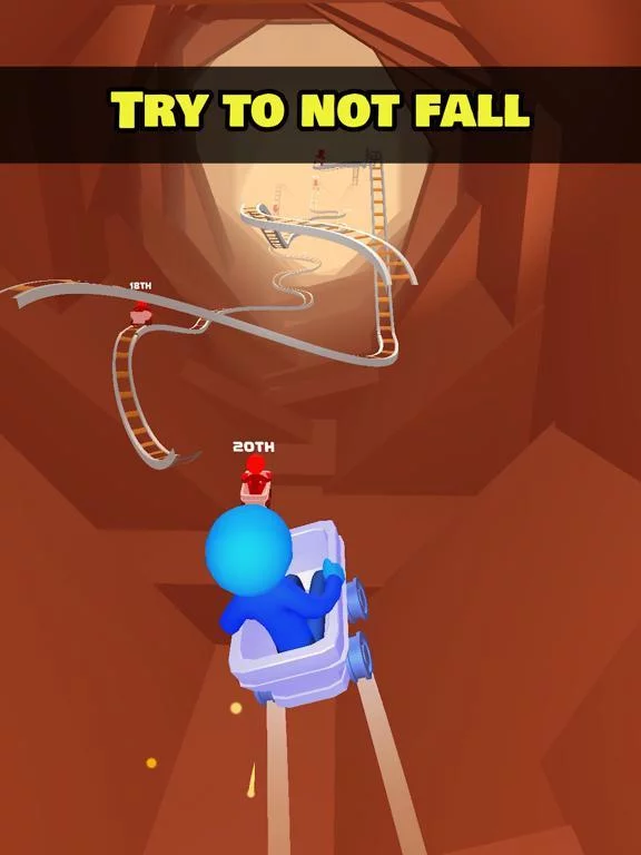 Изображение игры: Mine Kart - Crazy Race