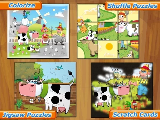 Изображение игры: Farm Animals - Puzzle for kids