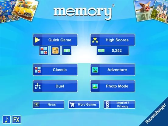 Изображение игры: memory – The Original
