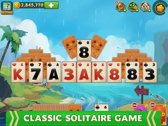 Изображение игры: Solitaire - Island Adventure