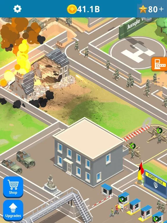 Изображение игры: Idle Army Base