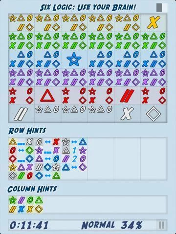 Изображение игры: Six Logic: Use your Brain!