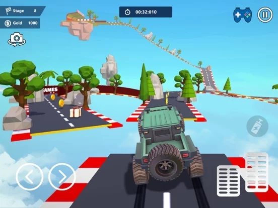 Изображение игры: Car Stunts 3D - Sky Parkour