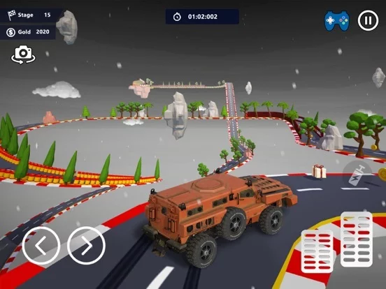 Изображение игры: Car Stunts 3D - Sky Parkour