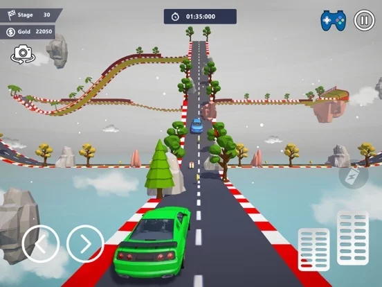 Изображение игры: Car Stunts 3D - Sky Parkour