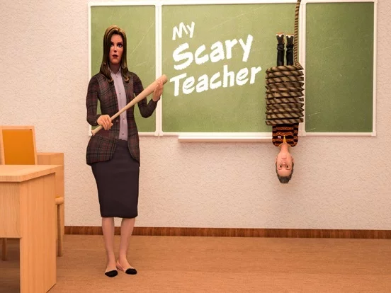 Изображение игры: My Scary Teacher: Creepy Games