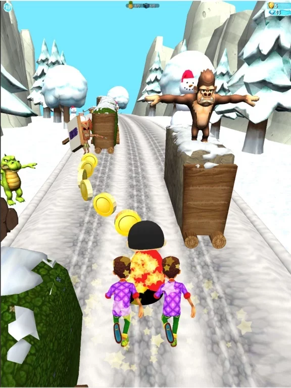 Изображение игры: Ryan Subway Runner: xmas Run