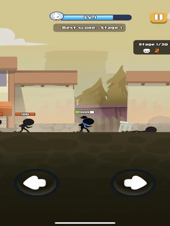 Изображение игры: Super Stick Fight Man