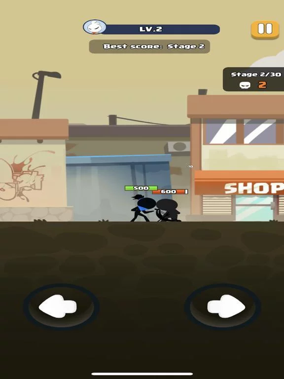 Изображение игры: Super Stick Fight Man