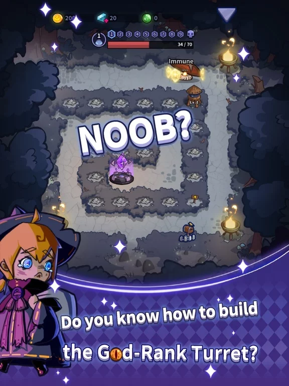 Изображение игры: Idle Defense: Dark Forest