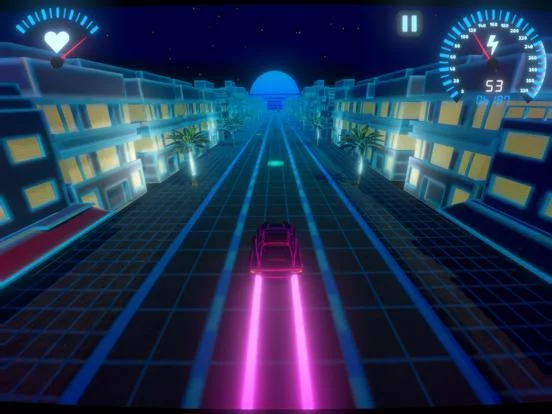 Изображение игры: OverDrive - Synthwave Racer