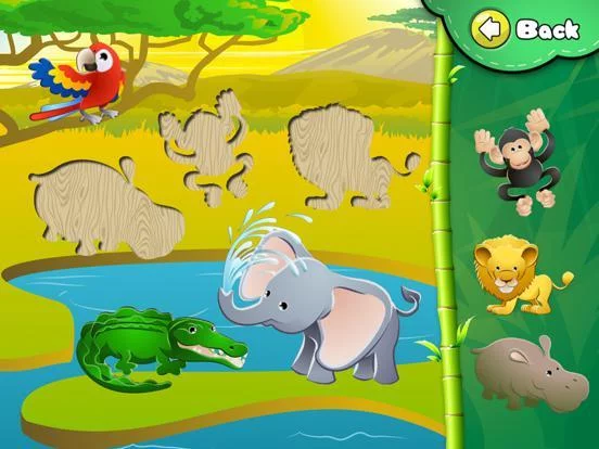 Изображение игры: Animal Puzzle - Drag 'n' Drop