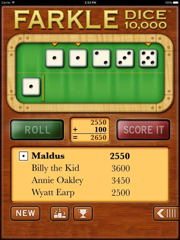 Изображение игры: Farkle Dice