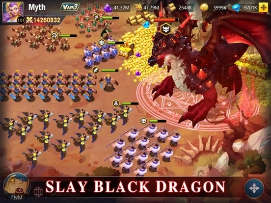 Изображение игры: Castle Glory：Dragon Kingdom