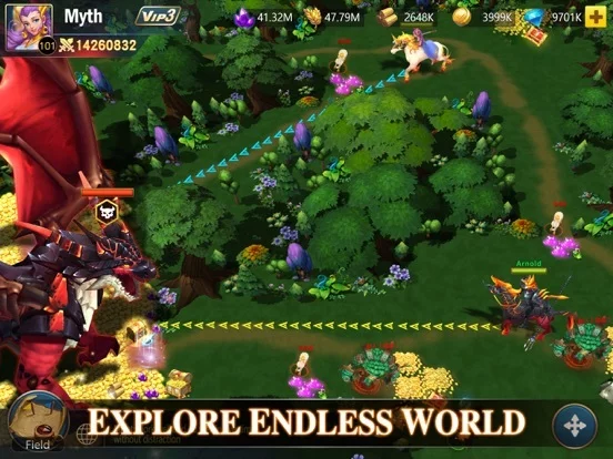 Изображение игры: Castle Glory：Dragon Kingdom