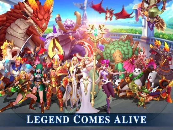 Изображение игры: Castle Glory：Dragon Kingdom