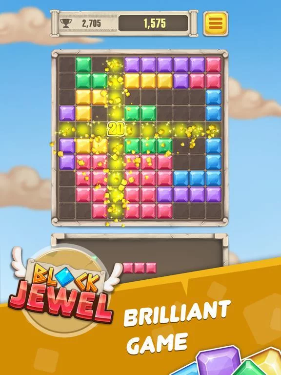 Изображение игры: Block Jewel Puzzle: Gems Blast
