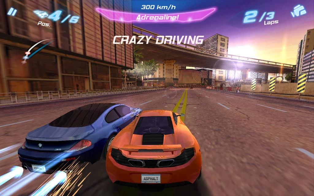 Изображение игры: Asphalt 6: Adrenaline HD