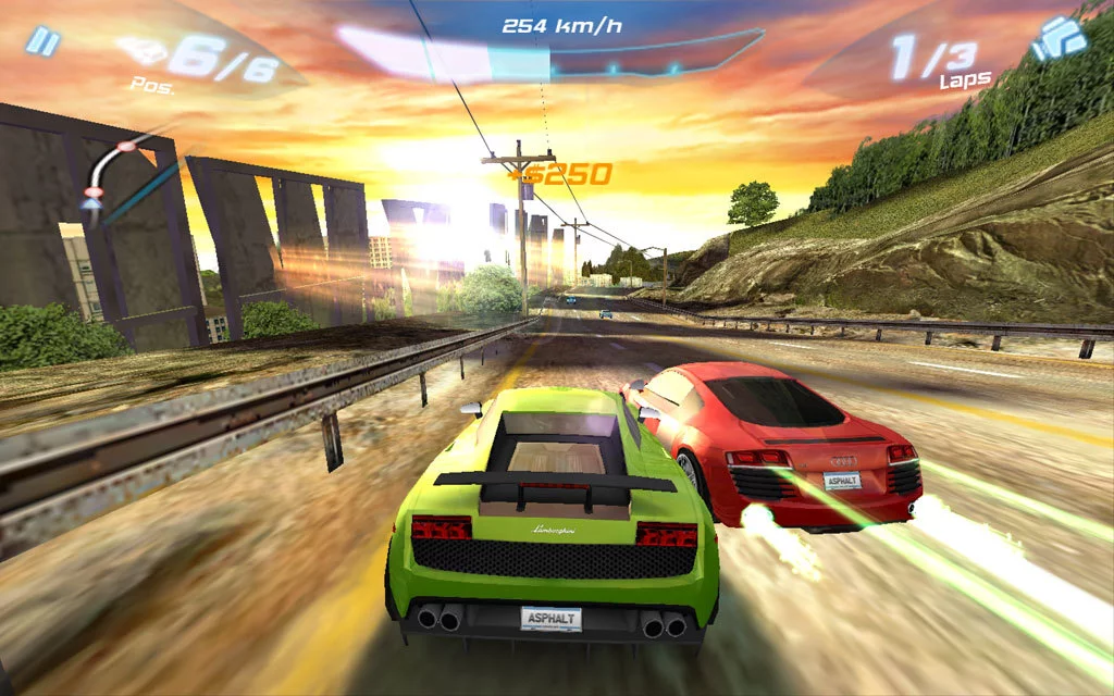 Изображение игры: Asphalt 6: Adrenaline HD
