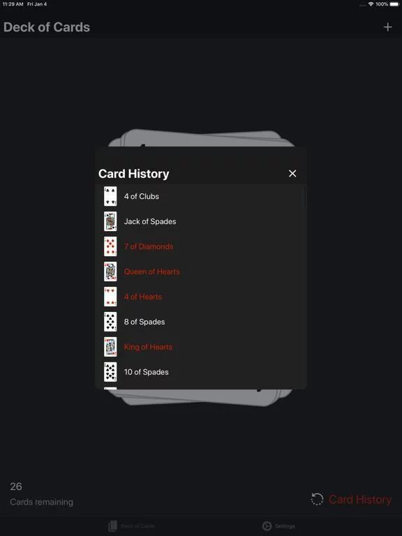 Изображение игры: Deck of Cards - Card Simulator
