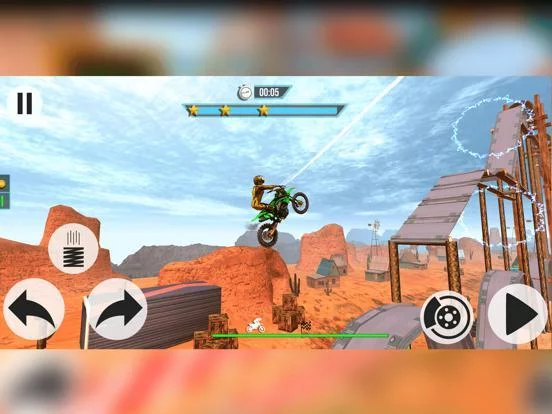 Изображение игры: Moto Bike Stunt Racing Game
