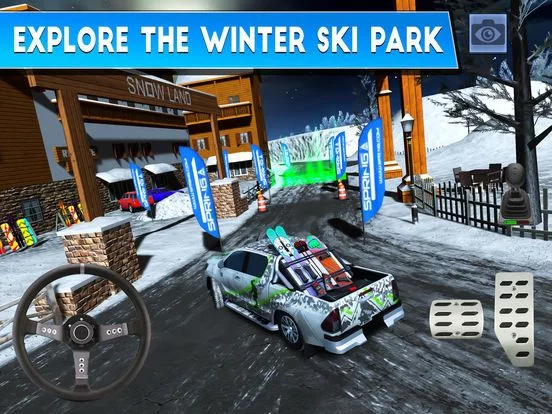 Изображение игры: Winter Ski Park: Snow Driver