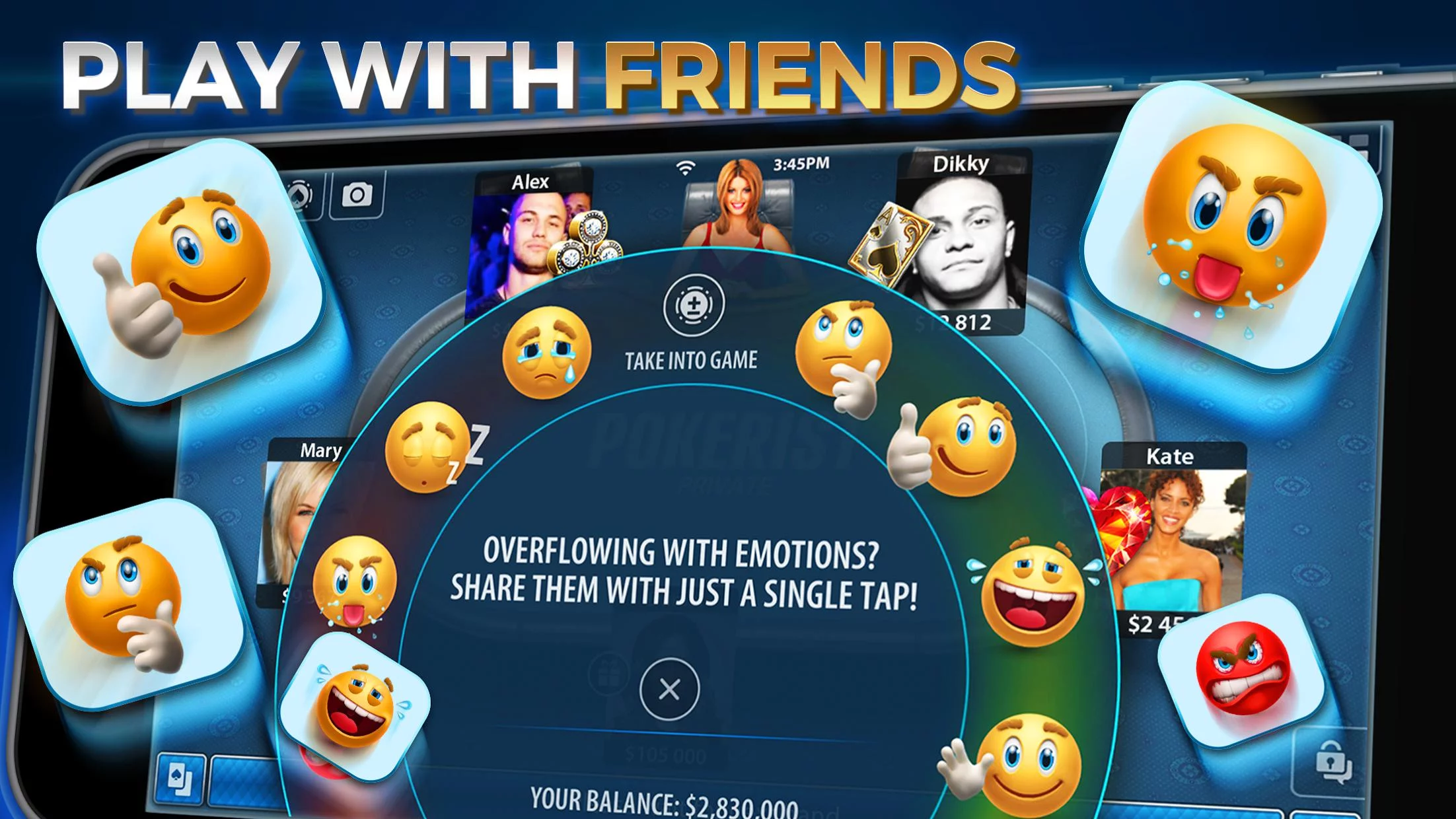 Изображение игры: Texas Holdem & Omaha Poker: Pokerist