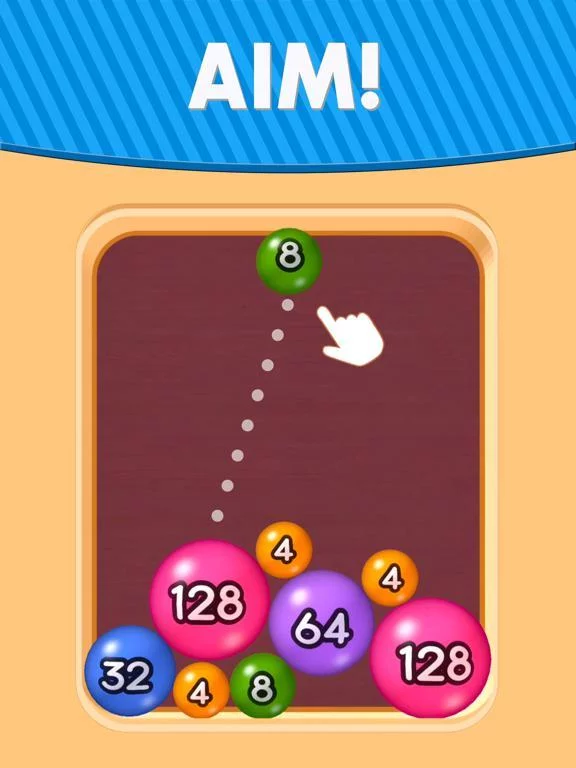 Изображение игры: 2048 Balls 3D