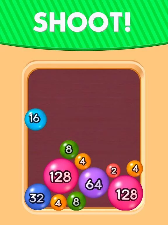 Изображение игры: 2048 Balls 3D