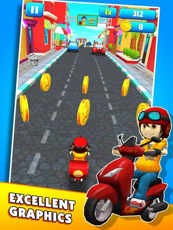 Изображение игры: Subway Scooters 3D