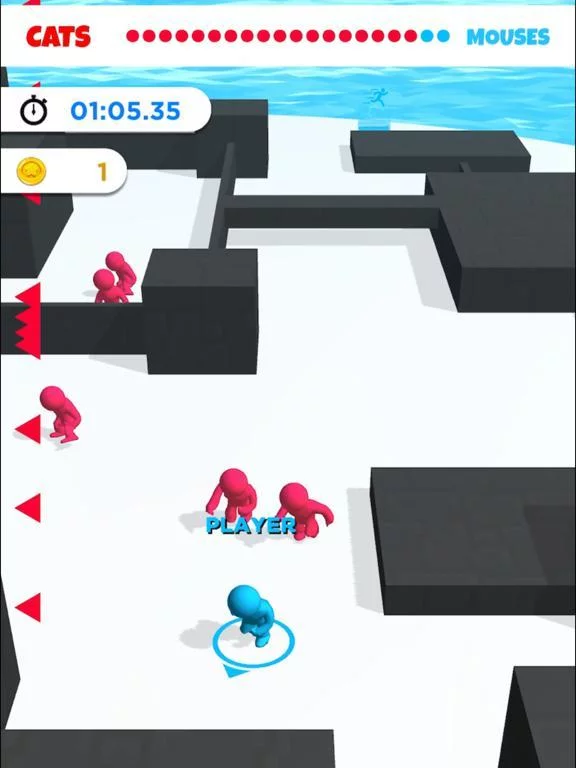 Изображение игры: Cat and Mouse .io