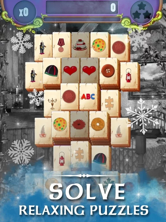 Изображение игры: Christmas Solitaire Mahjong