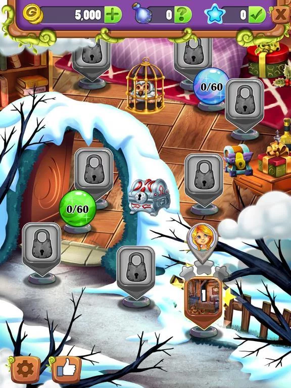 Изображение игры: Christmas Solitaire Mahjong