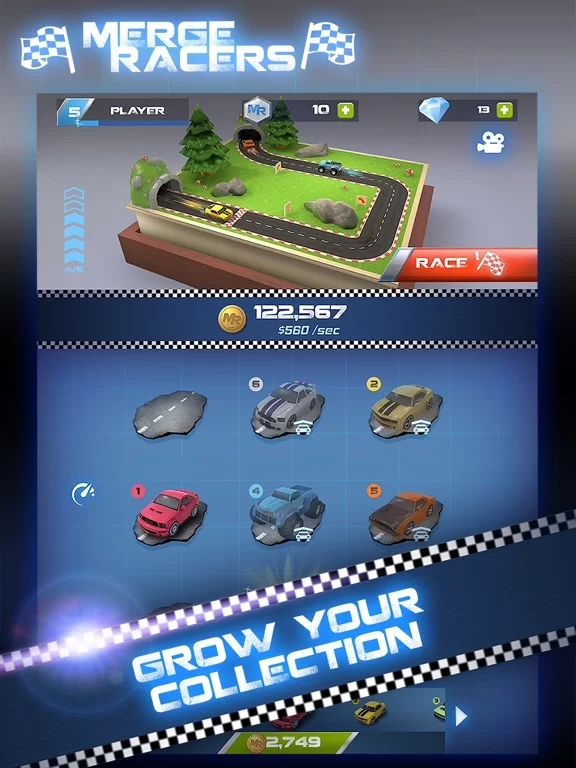 Изображение игры: Merge Racers
