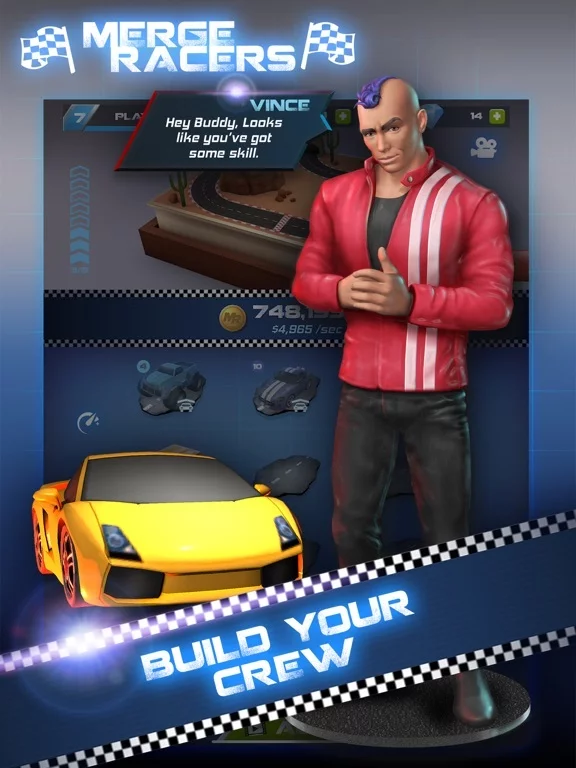 Изображение игры: Merge Racers