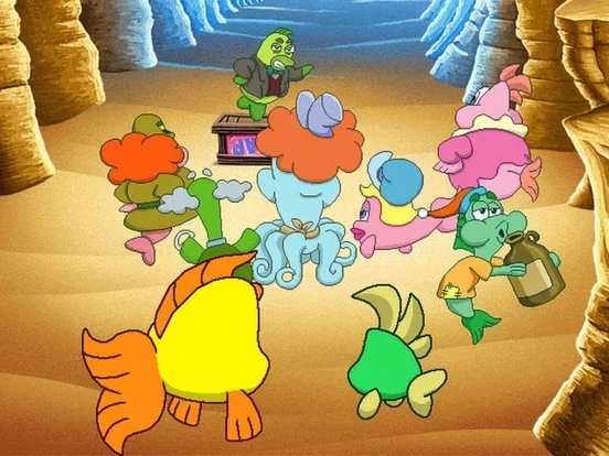 Изображение игры: Freddi Fish 5: Coral Cove