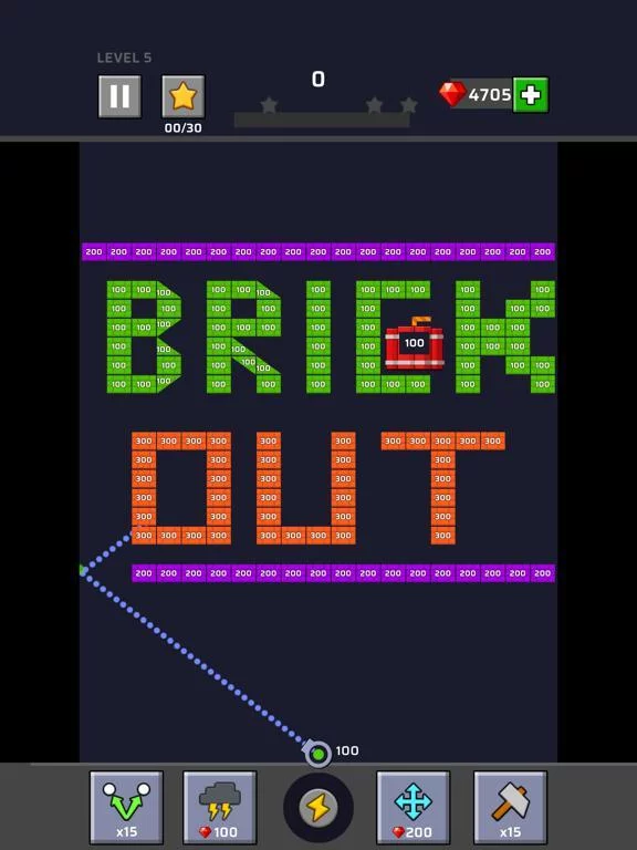 Изображение игры: Brick Out - Shoot the ball