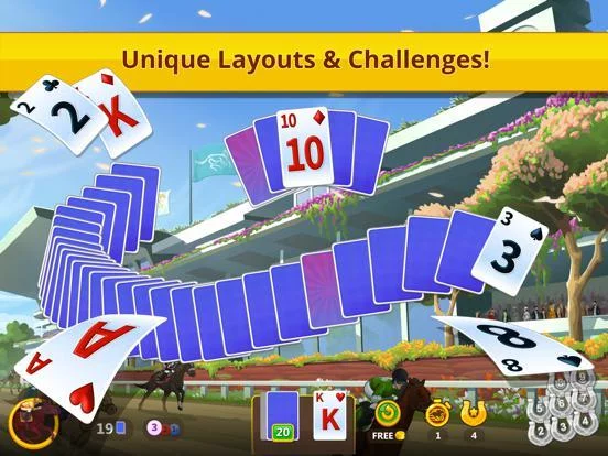 Изображение игры: Solitaire Derby