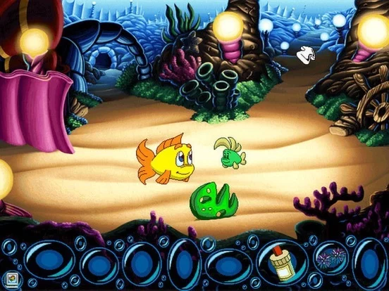 Изображение игры: Freddi Fish 5: Coral Cove