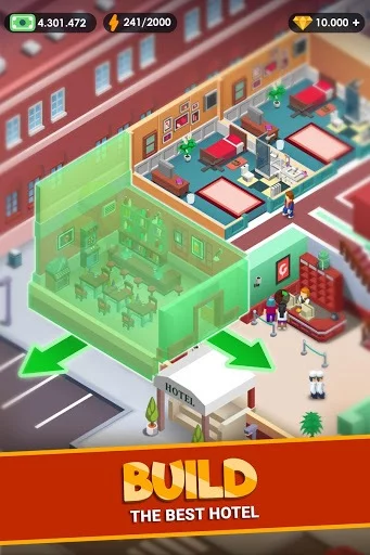 Изображение игры: Hotel Empire Tycoon - Idle Game Manager Simulator