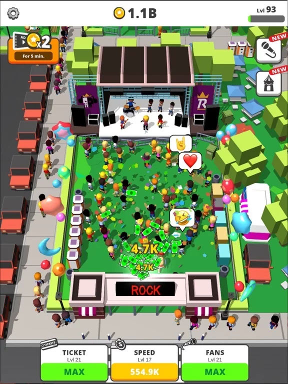 Изображение игры: Idle Concert